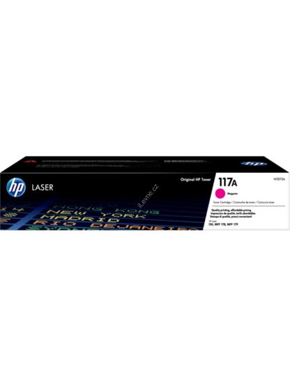 HP toner 117A (purpurový, 700str.) pro HP Color Laser 150a, 150nw, HP Color Laser MFP 178nw, 179fnw