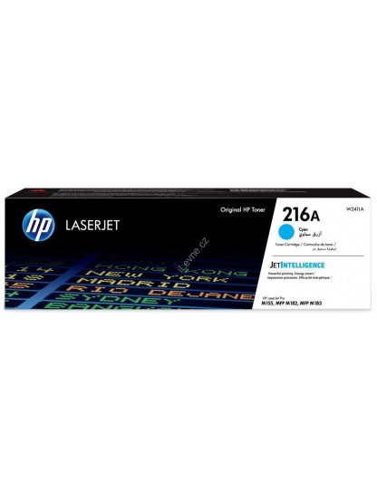 HP toner 216A (azurový, 850str) pro HP Color LaserJet Pro MFP M182/ M183