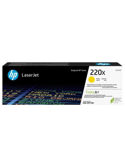 HP toner 220X (žlutý, 5500str.)