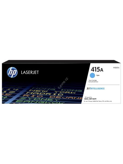 HP toner W2031A (azurový, 2100str.) pro Color LaserJet Pro M454dn,M454dw,MFP M479fdn,MFP M479fdw