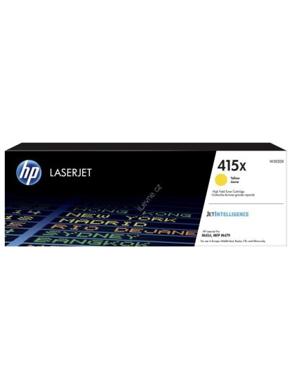 HP toner W2032X (žlutý, 6000str.) pro Color LaserJet Pro M454dn,M454dw,MFP M479fdn,MFP M479fdw