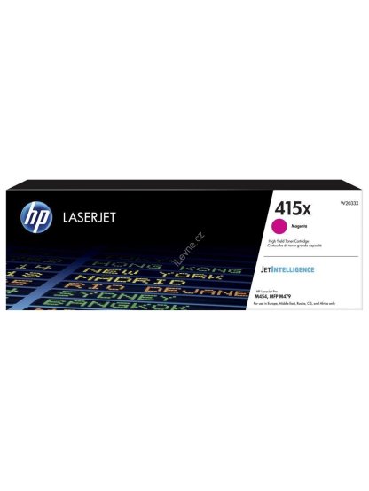 HP toner W2033X (purpurový, 6000str.) pro Color LaserJet Pro M454dn,M454dw,MFP M479fdn,MFP M479fdw