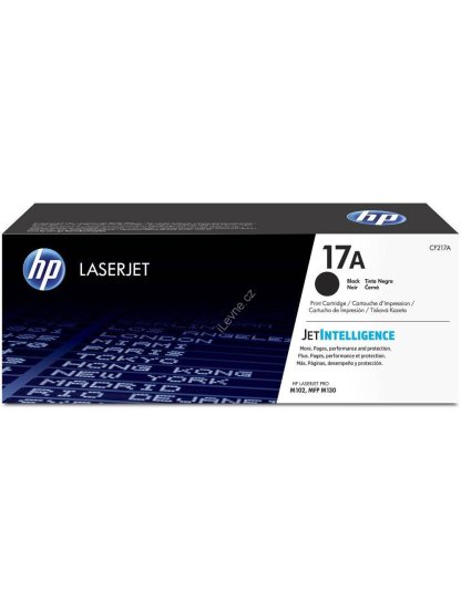 HP tonerová kazeta 17A černá originál, CF217A
