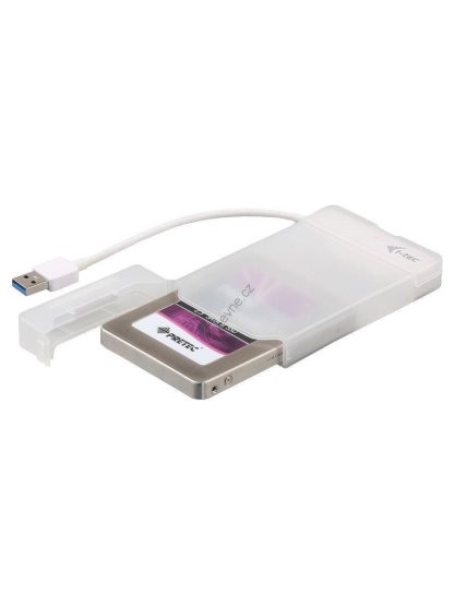 i-tec externí box pro HDD ADVANCE MySafe Easy/ 2,5" SATA/ SSD/ USB 3.0/ bílý