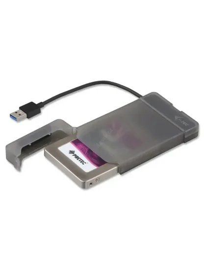 i-tec externí box pro HDD ADVANCE MySafe Easy/ 2,5" SATA/ SSD/ USB 3.0/ černý