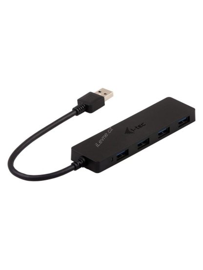 i-tec USB HUB ADVANCE/ 4 porty/ USB 3.0/ pasivní/ slim/ černý
