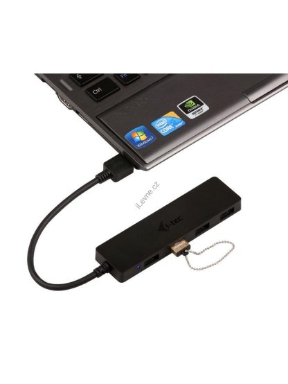 i-tec USB HUB ADVANCE/ 4 porty/ USB 3.0/ pasivní/ slim/ černý