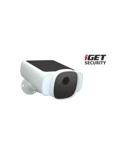 iGET SECURITY EP29 White - WiFi solární bateriová FullHD kamera, IP66, samostatná i pro alarm M5