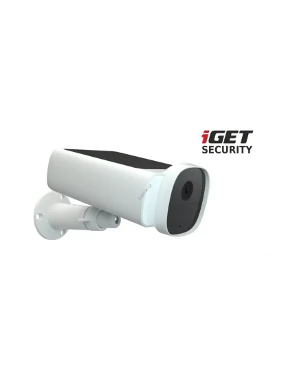 iGET SECURITY EP29 White - WiFi solární bateriová FullHD kamera, IP66, samostatná i pro alarm M5