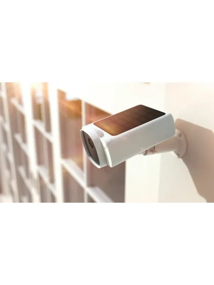 iGET SECURITY EP29 White - WiFi solární bateriová FullHD kamera, IP66, samostatná i pro alarm M5
