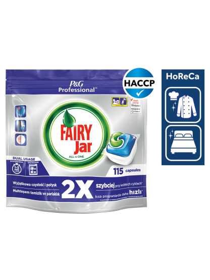 Jar P&G Professional All In One Kapsle do myčky 1x115ks