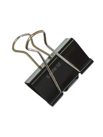 kancelářský klip 32 mm, černý