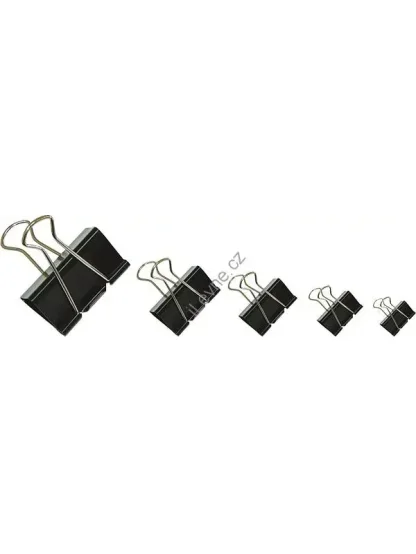 kancelářský klip 32 mm, černý
