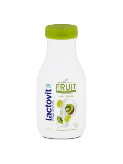 Lactovit Lactourea - sprchový gel Fruit Antiox, 300 ml, kiwi a hrozny