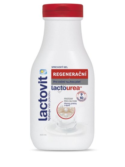 Lactovit Lactourea - sprchový gel, regenerační, 300 ml