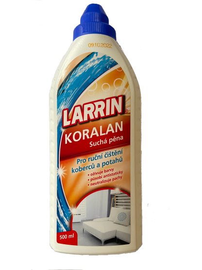 Larrin Koralan pro ruční čištění koberců a čalounění 500ml