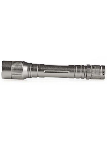 LED svítilna/ napájení z baterie/ 3 V DC/ 3 W/ 150 lm/ dosah 120 m/ šedá