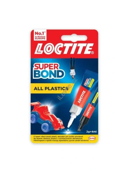 Loctite - Super Bond All Plastics, 2 g + 4 ml