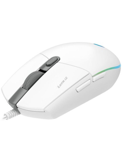 Logitech herní myš G102 LIGHTSYNC/ optická/ 6 tlačítek/ 8000dpi/ USB/ bílá