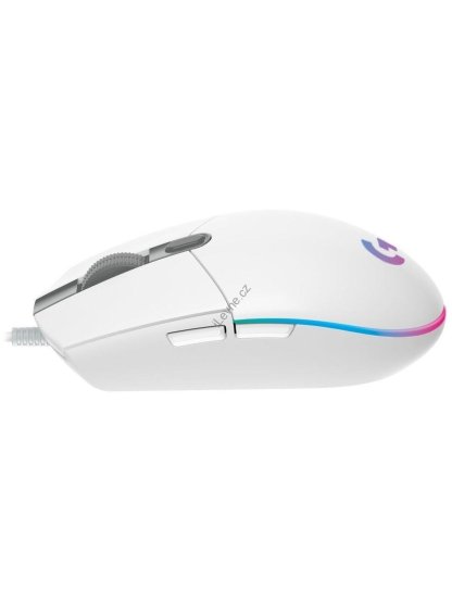 Logitech herní myš G102 LIGHTSYNC/ optická/ 6 tlačítek/ 8000dpi/ USB/ bílá