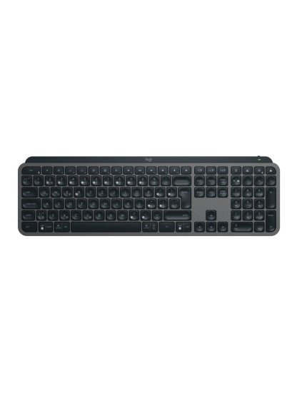 Logitech klávesnice MX Keys S/ bezdrátová/ Bluetooth/ USB-C/ CZ-SK layout/ grafitová