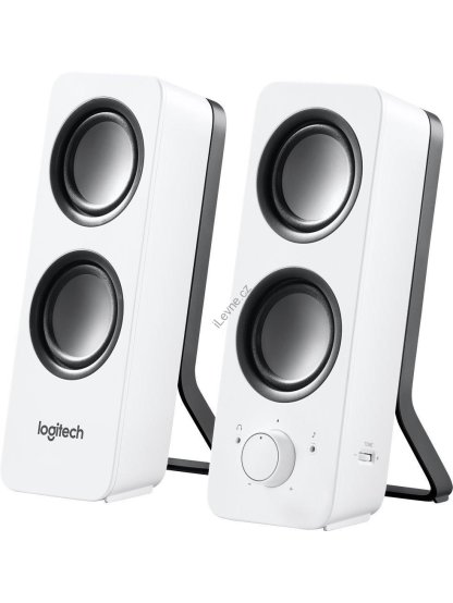 Logitech repro Z200 Multimedia Speakers/ 2.0/ 10W/ 3.5mm jack/ Snow White-bílý