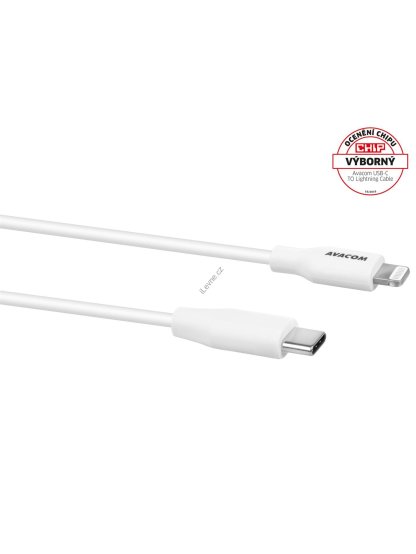 MFIC-120W kabel USB-C - Lightning, MFi certifikace, 120cm, bílá