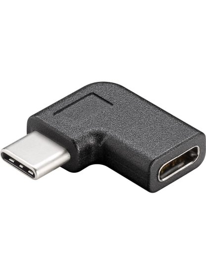 MicroConnect USB-C angled Adapter, 10Gbps, 4K60Hz, 100W