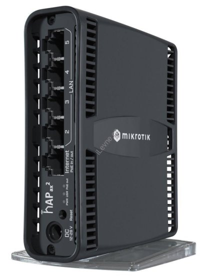 MikroTik hAP ax2, 5x GLAN, 2.4+5Ghz, 802.11b/g/n/ac/ax Wi-Fi 6, PoE in/out, ROS 7, L4, PSU, indoor