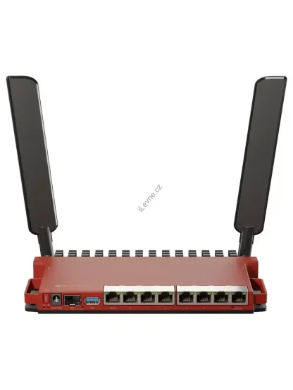 MikroTik L009UiGS-2HaxD-IN, ARM CPU, 512MB RAM, Wi-Fi 6 (802.11ax), 8x GLAN, PoE in/out, SFP, USB 3.0, L5
