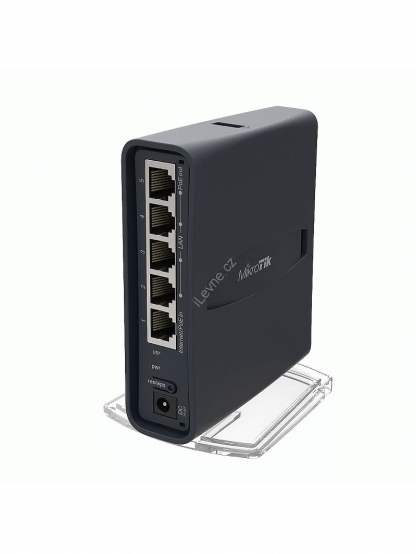 MikroTik RouterBOARD RB952Ui-5ac2nD-TC, hAP ac lite tower, 5x LAN, 2.4+5Ghz, 802.11a/b/g/n/ac, USB, 1x PoE out