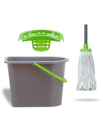 Mop set Vektex, oválný 14 L, mop bavlna