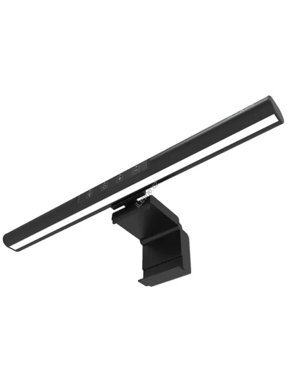 NEDIS LED světlená hliníková lišta pro monitor/ 40 cm/ 60 lm/ 80 LED's/ černá
