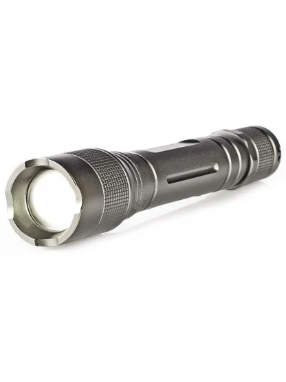 NEDIS LED svítilna/ napájení z baterie/ 3 V DC/ 3 W/ 150 lm/ dosah 120 m/ šedá