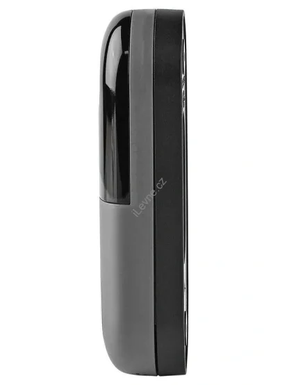 NEDIS Wi-Fi chytrý domovní zvonek s kamerou/ 1280x720/ 1Mpx/ IP53/ ovládání pomocí aplikace/ microSD Slot/ šedý