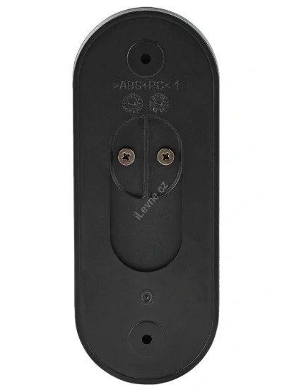 NEDIS Wi-Fi chytrý domovní zvonek s kamerou/ 1280x720/ 1Mpx/ IP53/ ovládání pomocí aplikace/ microSD Slot/ šedý