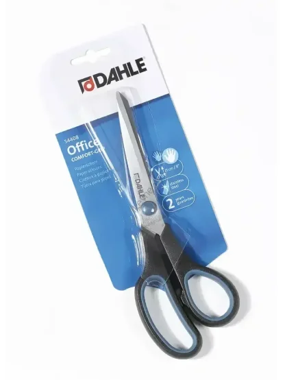 nůžky Office Comfort Grip, 20 cm, asymetrické, černé