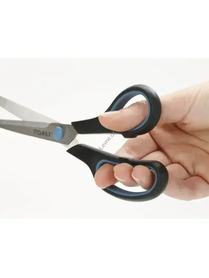 nůžky Office Comfort Grip, 20 cm, asymetrické, černé