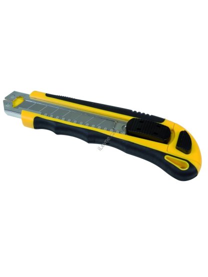Odlamovací nůž PROFESSIONAL 100 x 18 mm, žlutočerný