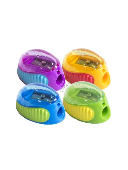 ořezávátko, soft grip, s kontejnerem