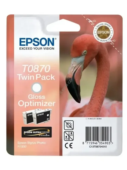Originální EPSON SP R1900 Gloss Optmizer (T0870)