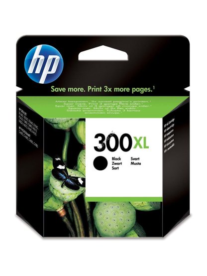 Originální HP 300XL - černá inkoustová kazeta, CC641EE
