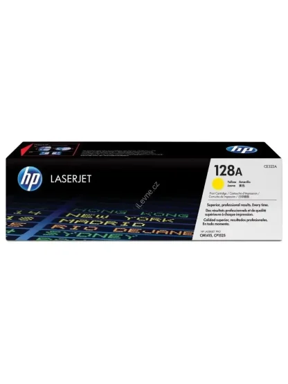 Originální HP tisková kazeta žlutá, CE322A