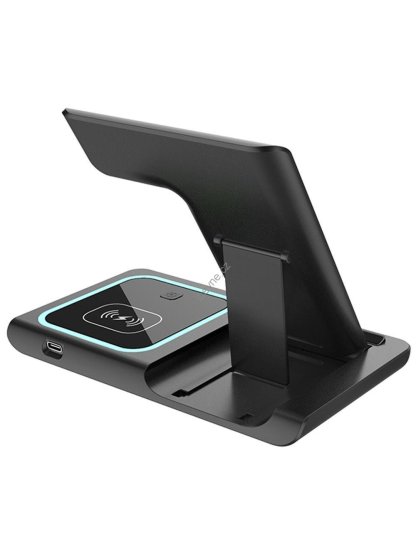 PATONA bezdrátová nabíječka 3v1, pro Iphone, Apple Watch a sluchátka Airpods, vstup 9V/2A, 5V/3A