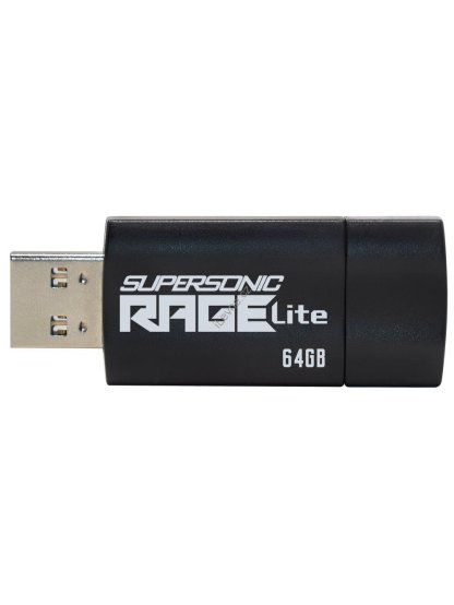 PATRIOT Supersonic Rage Lite 64GB / USB 3.2 Gen 1 / černá