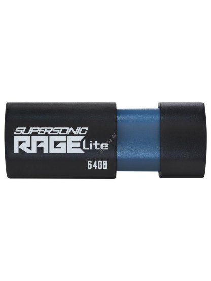 PATRIOT Supersonic Rage Lite 64GB / USB 3.2 Gen 1 / černá