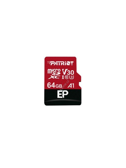 Patriot V30 A1/micro SDXC/64GB/UHS-I U3 / Class 10/+ Adaptér