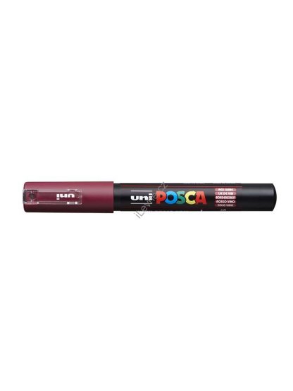 PC-1M akrylový popisovač Posca, 0,7 mm, bordó (60)