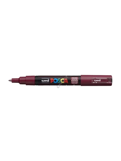 PC-1M akrylový popisovač Posca, 0,7 mm, bordó (60)