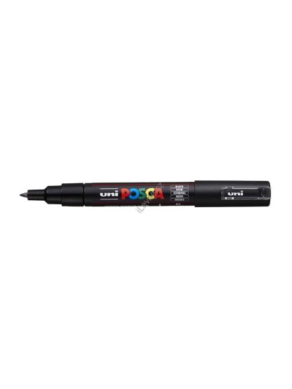 PC-1M akrylový popisovač Posca, 0,7 mm, černý (24)
